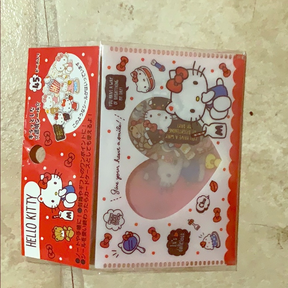 New hello kitty sticker Japan
